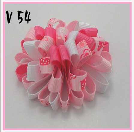 Valantine\'s Day hair bows fashion girl baby boutique hair bows